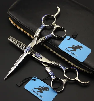 6INCH Professional Hairdressing Scissors Hair Cutting and Thinning Scissors Barber Shears with diamond
6INCH Professional Hairdressing Scissors Hair Cutting and Thinning Scissors Barber Shears with diamond