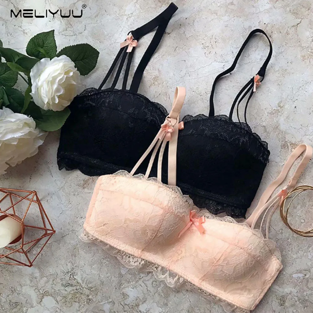 Support Push Up Bras For Women Wire Free Embroidery Lace Bra Cotton 3/4 cup Bralette Sexy Lingerie Leisure Underwear BH Top
Support Push Up Bras For Women Wire Free Embroidery Lace Bra Cotton 3/4 cup Bralette Sexy Lingerie Leisure Underwear BH Top