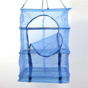 Fish Net 40 x 40 x 68cm 4 Layers Drying Rack Folding Fish Mesh Hanging Net Blue PE Hanging
Fish Net 40 x 40 x 68cm 4 Layers Drying Rack Folding Fish Mesh Hanging Net Blue PE Hanging