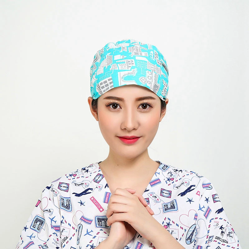 Printing Hospital Pet Clinic Gourd Cap Doctor Nurse Medical Surgical Scrub Cap Absorb Sweat Adjustable Short Hair Nurse Hat/Cap
Printing Hospital Pet Clinic Gourd Cap Doctor Nurse Medical Surgical Scrub Cap Absorb Sweat Adjustable Short Hair Nurse Hat/Cap