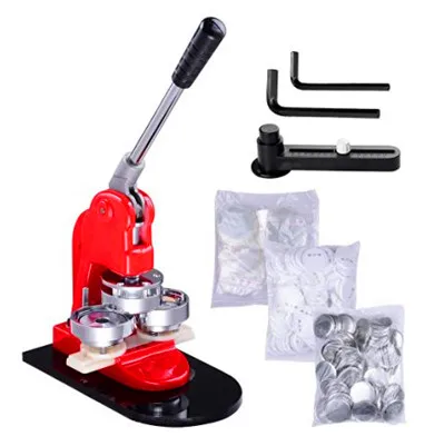 factory sales 58mm badge machine with 500sets (plastic back ) badge material and a plastic paper cutter ,button machina
factory sales 58mm badge machine with 500sets (plastic back ) badge material and a plastic paper cutter ,button machina