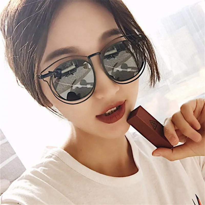 ZXWLYXGX 2018 New Mirror Goggle Lens Frame Female Sunglasses Women Brand Vintage Sun Glasses Women oculos de sol
ZXWLYXGX 2018 New Mirror Goggle Lens Frame Female Sunglasses Women Brand Vintage Sun Glasses Women oculos de sol