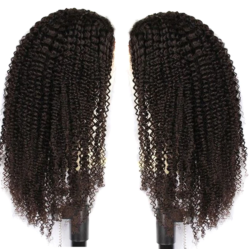 Mongolian Kinky Curly Glueless Full Lace Human Hair Wigs Invisible Bleached Knots Preplucked With Baby Hair Remy For Black Women
Mongolian Kinky Curly Glueless Full Lace Human Hair Wigs Invisible Bleached Knots Preplucked With Baby Hair Remy For Black Women