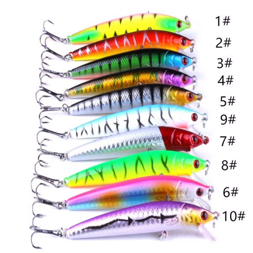 1PC Artificial Fishing Lure Set Minnow/Popper Spinner Iscas Artificial Bait Fishing Lure Kit Isca
1PC Artificial Fishing Lure Set Minnow/Popper Spinner Iscas Artificial Bait Fishing Lure Kit Isca