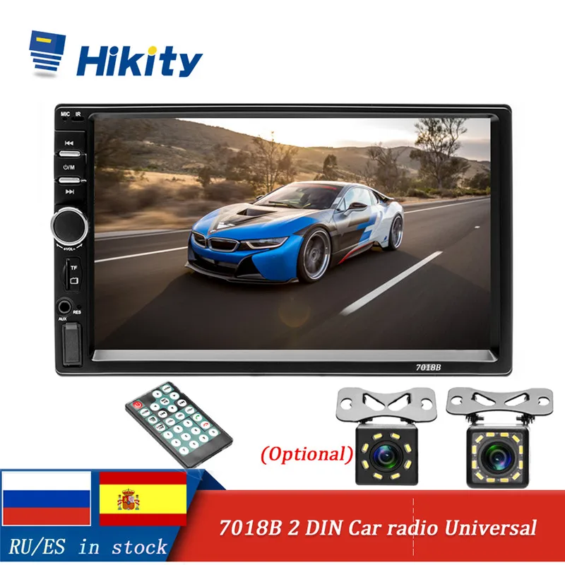 Hikity autoradio 2 din car radio coche recorder HD Screen car audio bluetooth usb rear view camera mp5 multimidia player 7018b
Hikity autoradio 2 din car radio coche recorder HD Screen car audio bluetooth usb rear view camera mp5 multimidia player 7018b