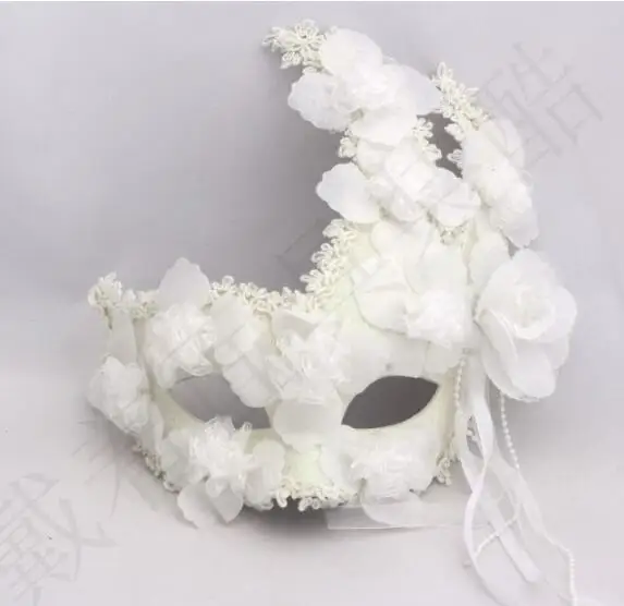 Halloween Venetian Mask Masquerade Princess Men and Women Feather Lace Full Face White Fun Mask
Halloween Venetian Mask Masquerade Princess Men and Women Feather Lace Full Face White Fun Mask