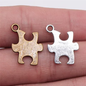 WYSIWYG 30pcs 20x14mm Pendant Puzzle Piece Alloy Puzzle Piece Charm Pendants For Jewelry Making Puzzle Piece Pendants
WYSIWYG 30pcs 20x14mm Pendant Puzzle Piece Alloy Puzzle Piece Charm Pendants For Jewelry Making Puzzle Piece Pendants