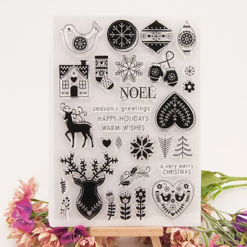 KLJUYP Merry Christmas Clear Stamps Scrapbook Paper Craft Clear stamp scrapbooking 811
KLJUYP Merry Christmas Clear Stamps Scrapbook Paper Craft Clear stamp scrapbooking 811