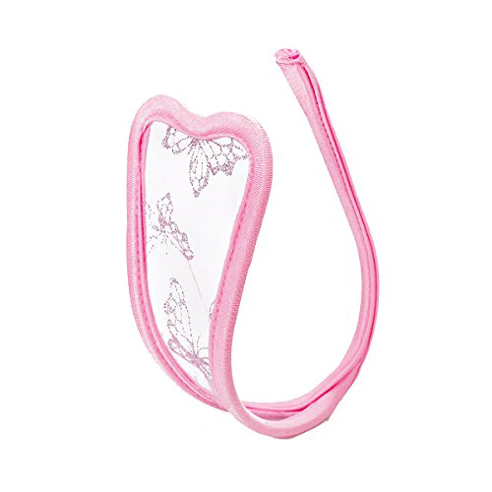 SAF-Women Heart-shaped Butterfly Pattern Seductive C-String Thong Panty Translucent Pink Underwear
SAF-Women Heart-shaped Butterfly Pattern Seductive C-String Thong Panty Translucent Pink Underwear