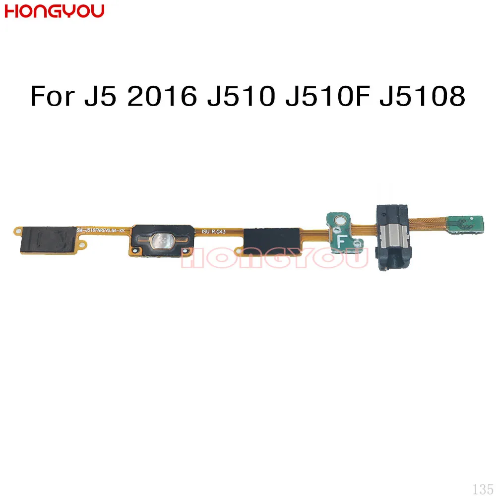 Home Button Return Key Sensor Earphone Audio Jack Headphone Socket Flex Cable For Samsung Galaxy J5 2016 J510 J510F J5108
Home Button Return Key Sensor Earphone Audio Jack Headphone Socket Flex Cable For Samsung Galaxy J5 2016 J510 J510F J5108