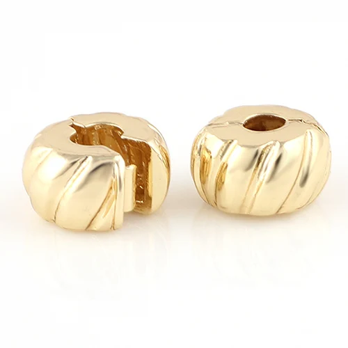 Gold Copper Stopper strip Pumpkin lovely Clip Lock European Bead Round Chamilia DIY Charm Beads Fit For Charms Bracelet charm 
Gold Copper Stopper strip Pumpkin lovely Clip Lock European Bead Round Chamilia DIY Charm Beads Fit For Charms Bracelet charm