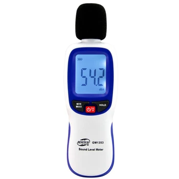 GM1353 Digital sound level meter noise tester 30-130dB in decibels LCD screen noisemeter
GM1353 Digital sound level meter noise tester 30-130dB in decibels LCD screen noisemeter