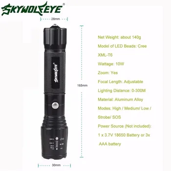 High Quality 5000LM G700 Tactical LED Super Bright Sky Wolf Eye Flashlight X800 Zoom Military Light Lamp linterna militar
High Quality 5000LM G700 Tactical LED Super Bright Sky Wolf Eye Flashlight X800 Zoom Military Light Lamp linterna militar