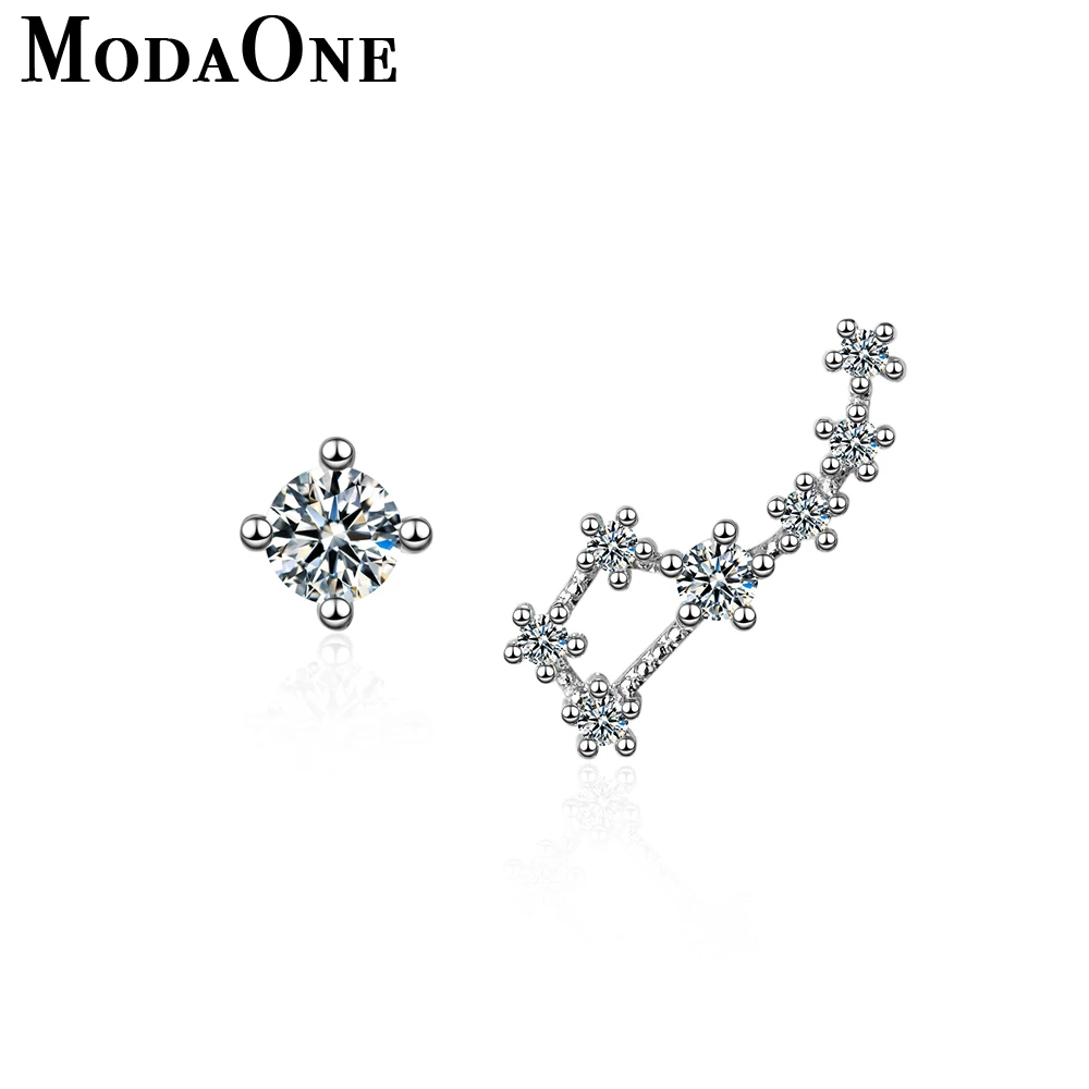 ModaOne Big Dipper Zircon Sterling Silver Stud Earrings For Women Fashion Korean Silver Jewelry Aretes De Mujer
ModaOne Big Dipper Zircon Sterling Silver Stud Earrings For Women Fashion Korean Silver Jewelry Aretes De Mujer