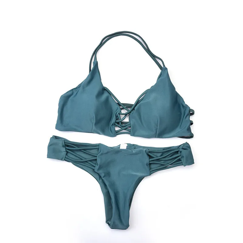 Solid Modern Fit Strappy Butt Bottom Scrunch Bandage Bikini Set Swimsuit String Micro Brazilian Swimwear Drop Shipping 
Solid Modern Fit Strappy Butt Bottom Scrunch Bandage Bikini Set Swimsuit String Micro Brazilian Swimwear Drop Shipping