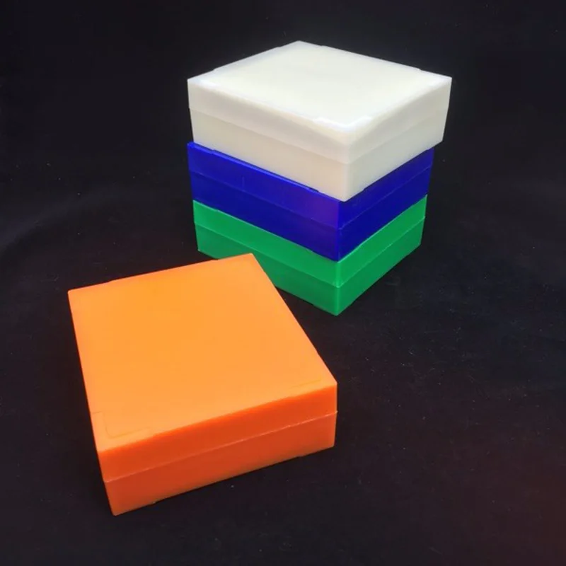 Portable Lab ABS Plastic Microscope Slides Holder Dispenser Slide Storage Box Case White Green Orange Blue
Portable Lab ABS Plastic Microscope Slides Holder Dispenser Slide Storage Box Case White Green Orange Blue