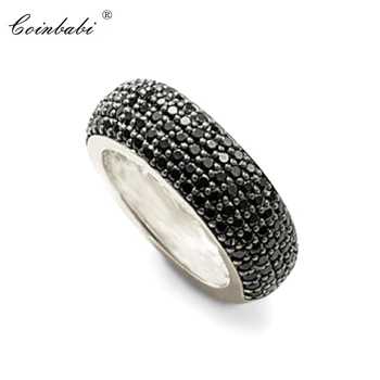Rings Black Silver Zirconia Pave 925 Sterling Silver Ring Women Men Europe style Glam Jewelry Ring Fashion Jewelry Wholesale
Rings Black Silver Zirconia Pave 925 Sterling Silver Ring Women Men Europe style Glam Jewelry Ring Fashion Jewelry Wholesale