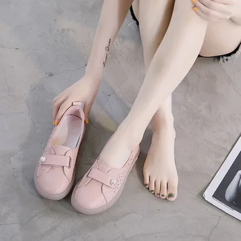 2019 autumn new fashion simple solid color flat shoes women leather comfortable hollow breathable non-slip shoes
2019 autumn new fashion simple solid color flat shoes women leather comfortable hollow breathable non-slip shoes