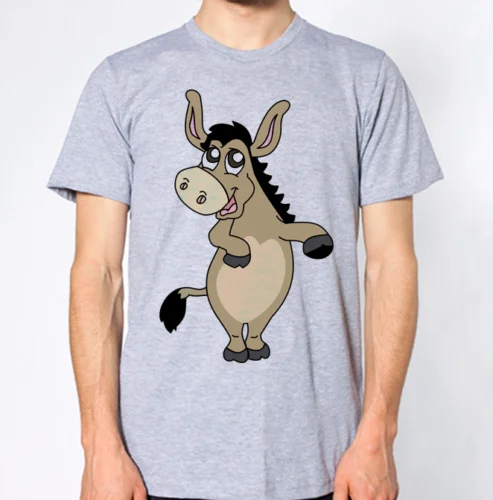 Donkey T-Shirt Animal Cartoon Print Short Sleeve T Shirt Free Shipping Cool Casual pride t shirt men Unisex New Fashion
Donkey T-Shirt Animal Cartoon Print Short Sleeve T Shirt Free Shipping Cool Casual pride t shirt men Unisex New Fashion