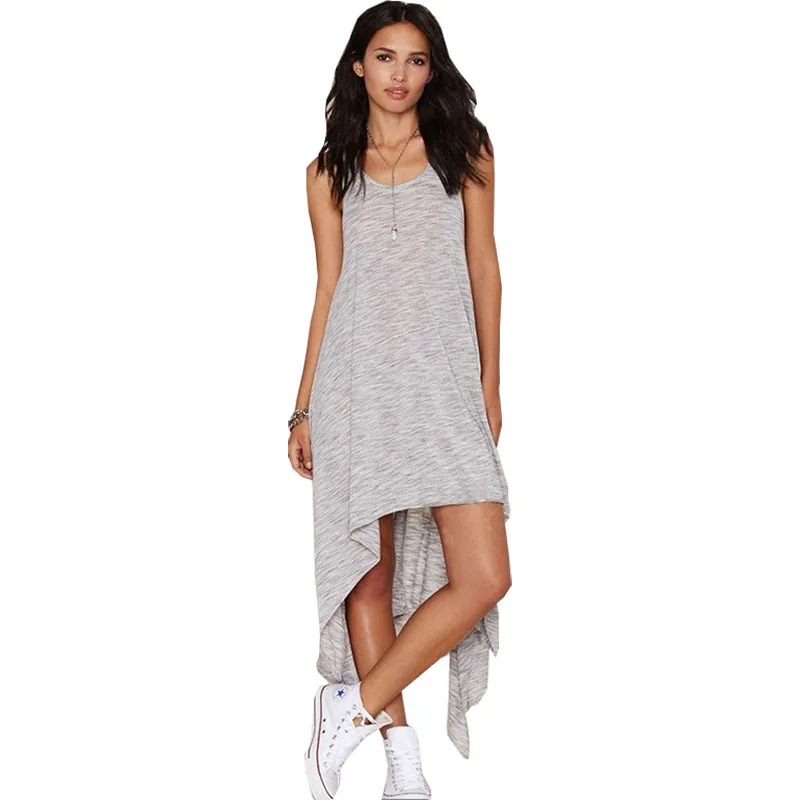 Dresses explosion models 2016 sleeveless o-neck loose irregular vest dress women's vestido clothing vestidos LBD326
Dresses explosion models 2016 sleeveless o-neck loose irregular vest dress women's vestido clothing vestidos LBD326