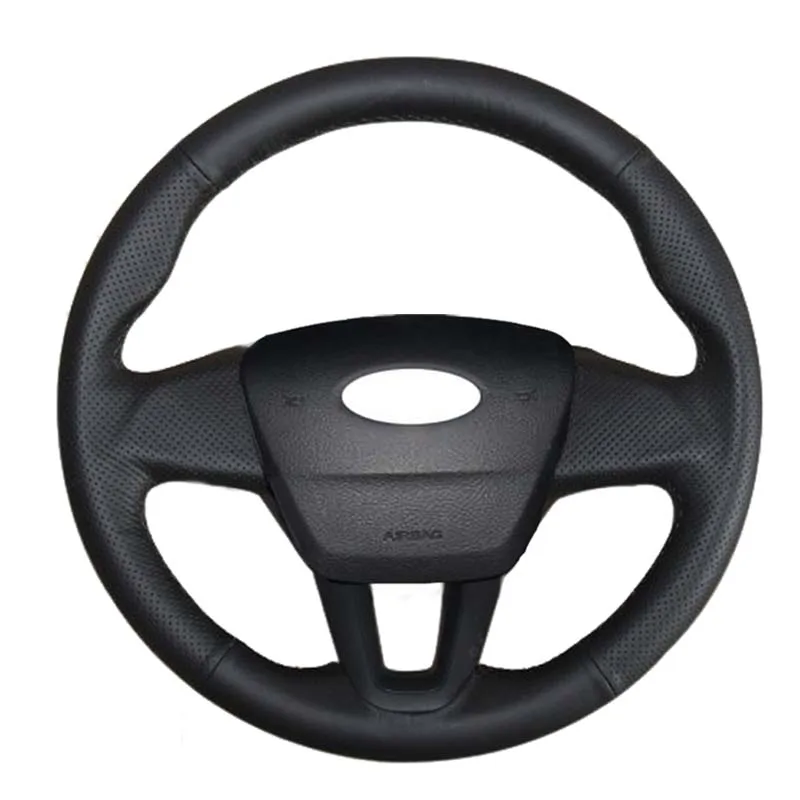 Cowhide Car styling Steering Wheel Cover for Ford Focus 2 3 2015 (No multi-function button) Top layer leather black cover red
Cowhide Car styling Steering Wheel Cover for Ford Focus 2 3 2015 (No multi-function button) Top layer leather black cover red