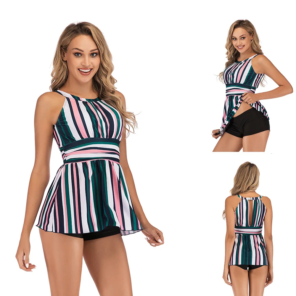 RuYa Fashion 5XL Plus Size Tankini Set 2019 Women Swimwear Two Piece Print Stripe Swimsuit Bandage Swim Suit Women's Swimsuits
RuYa Fashion 5XL Plus Size Tankini Set 2019 Women Swimwear Two Piece Print Stripe Swimsuit Bandage Swim Suit Women's Swimsuits