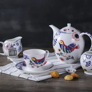 English Afternoon Tea Set Bone China Coffee Pot Cup And Saucer Black Tea Cup Soup Bowl Coffee Set Drinkware Free Shipping
English Afternoon Tea Set Bone China Coffee Pot Cup And Saucer Black Tea Cup Soup Bowl Coffee Set Drinkware Free Shipping