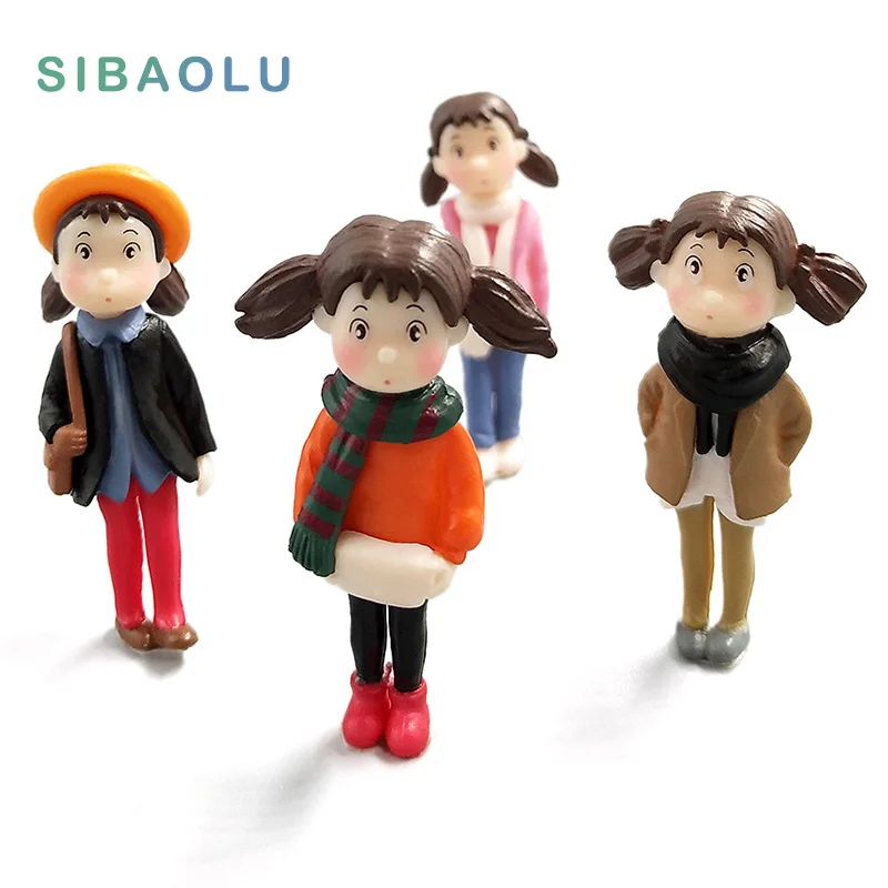 Miniature Girl Bonsai Figurine Neighbor Totoro decorative mini fairy garden decoration cartoon people statue resin cake ornament
Miniature Girl Bonsai Figurine Neighbor Totoro decorative mini fairy garden decoration cartoon people statue resin cake ornament