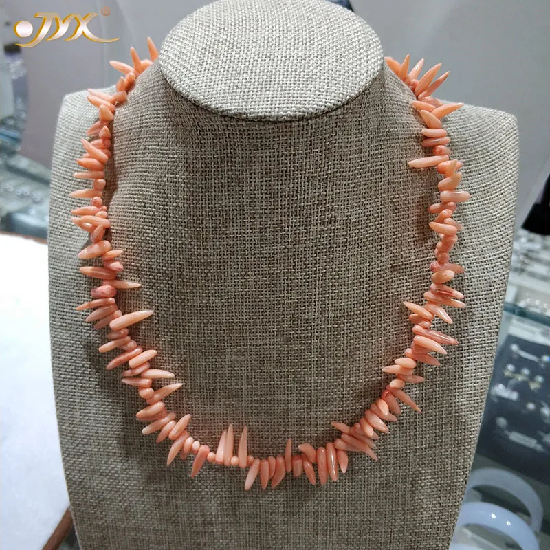 JYX 13mm Irregular Orange Coral Beads Necklace for Women Single-strand Gemstone Necklace 18"
JYX 13mm Irregular Orange Coral Beads Necklace for Women Single-strand Gemstone Necklace 18"