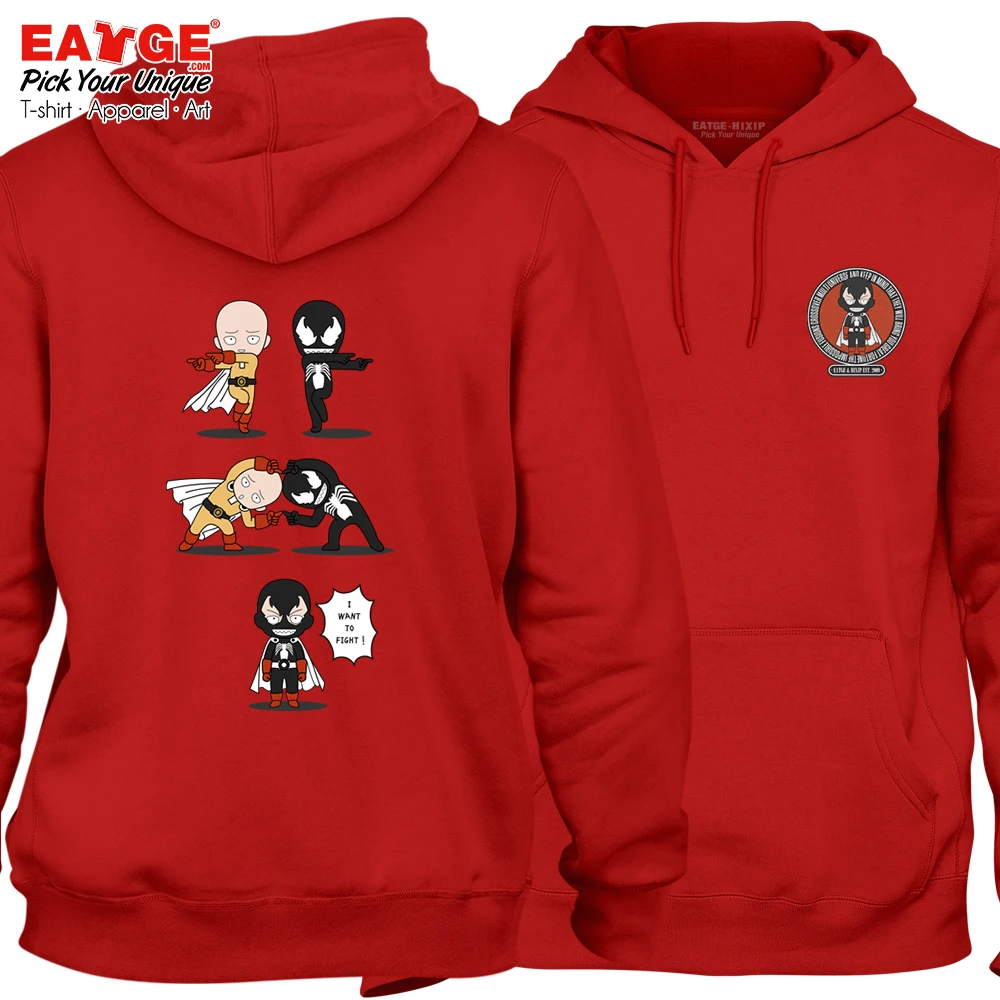 A Bloody Fusion Between One Punch Man And Venom Hoodies Print Novelty Style Rock Hip Hop Anime Unisex Red Fleece Pullover
A Bloody Fusion Between One Punch Man And Venom Hoodies Print Novelty Style Rock Hip Hop Anime Unisex Red Fleece Pullover