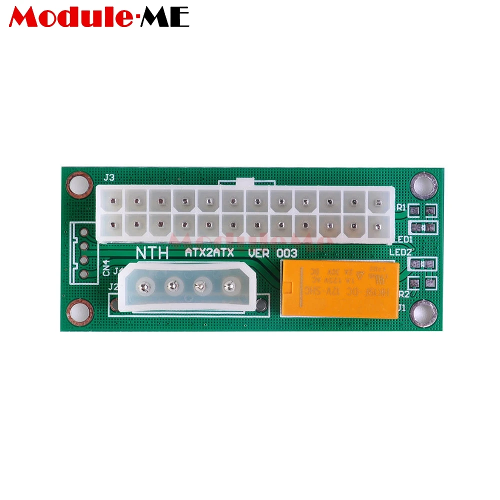 ATX Molex Power Supply 24Pin 4Pin Sync Synchronous Starter Extender Cable Card Module Dual PSU Extender Board
ATX Molex Power Supply 24Pin 4Pin Sync Synchronous Starter Extender Cable Card Module Dual PSU Extender Board