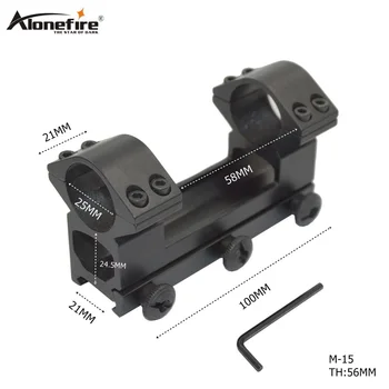 AloneFire M-15 Scope Mount With Stop Pin 25.4mm 1" Ring fit 20mm Dovetail Rail Weaver Air Rifle
AloneFire M-15 Scope Mount With Stop Pin 25.4mm 1" Ring fit 20mm Dovetail Rail Weaver Air Rifle