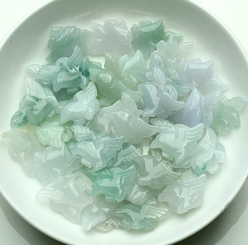 DYY 1028+++Natural ice waxy jade dove parts wholesale hand goods Burma jade hand woven material DIY accessories
DYY 1028+++Natural ice waxy jade dove parts wholesale hand goods Burma jade hand woven material DIY accessories