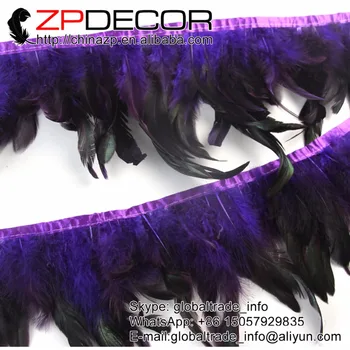 ZPDECOR Factory Wholesale 10Yards 6-8inch Hand Select High Quality Purple Rooster Coque Feathers Trim for Costume Decor
ZPDECOR Factory Wholesale 10Yards 6-8inch Hand Select High Quality Purple Rooster Coque Feathers Trim for Costume Decor