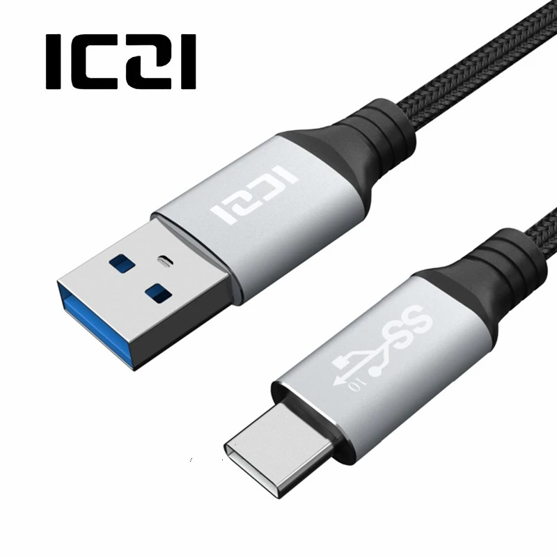 ICZI USB Type C Cable Braided Nylon USB C to USB 3.0 Fast Charging Data USB-C Cable for Samsung Galaxy S8/S8 Plus/Note
ICZI USB Type C Cable Braided Nylon USB C to USB 3.0 Fast Charging Data USB-C Cable for Samsung Galaxy S8/S8 Plus/Note