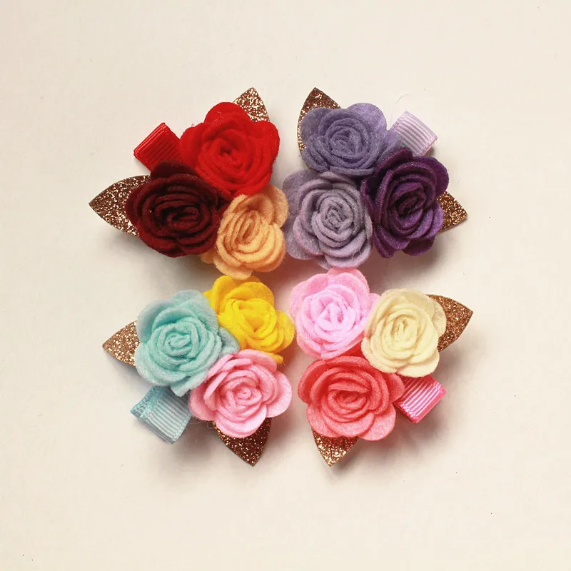 Flower Korean Rose Glitter Felt Hairpin Floral Hair Clips Gl Baby Girls Glitter Leaf Hair Wear Mini Flower Pink Purple Rose Hair
Flower Korean Rose Glitter Felt Hairpin Floral Hair Clips Gl Baby Girls Glitter Leaf Hair Wear Mini Flower Pink Purple Rose Hair