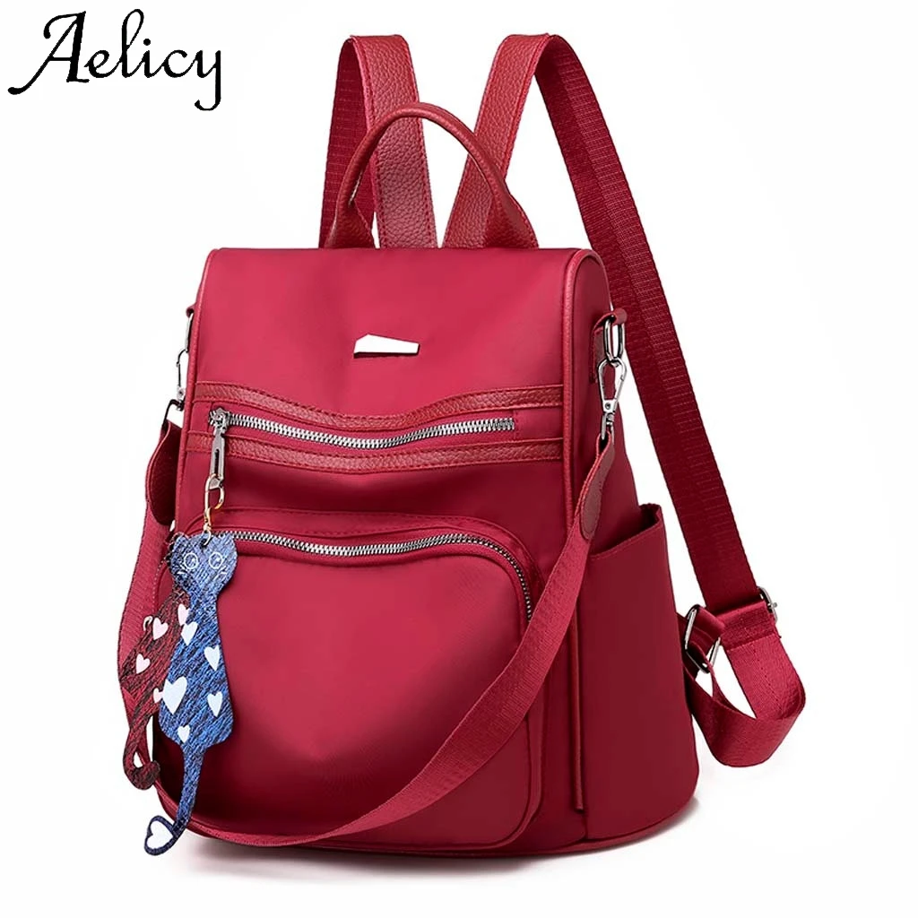 Aelicy Fashion Backpack Waterproof Nylon Bag Anti-Theft Shoulder Bag Leisure High Quality Lady Women Phone Pocket
Aelicy Fashion Backpack Waterproof Nylon Bag Anti-Theft Shoulder Bag Leisure High Quality Lady Women Phone Pocket