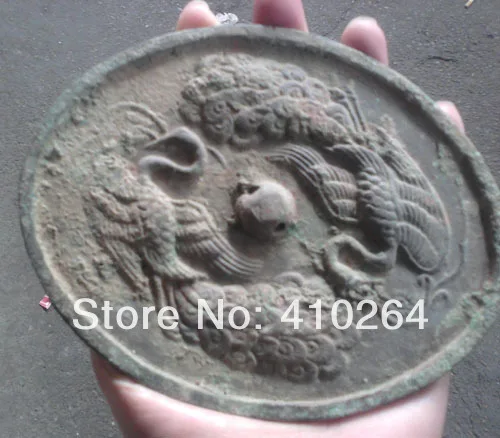 0116P $old craft$ Fast shipping Elegant Stork bronze mirror Collections statue (A0314)
0116P $old craft$ Fast shipping Elegant Stork bronze mirror Collections statue (A0314)