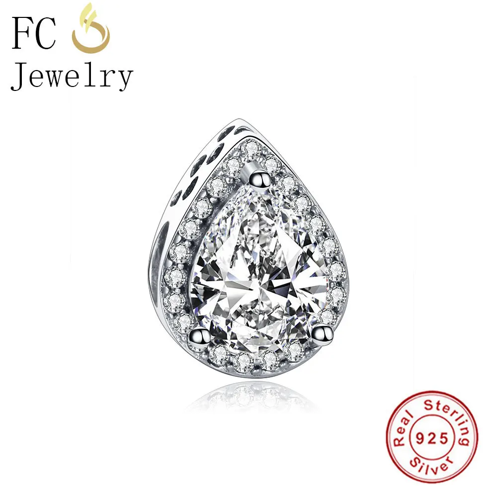 Authentic Radiant Teardrop European Charm Bead CZ 925 Silver Fit Original Pandora Charms Bracelet DIY Jewelry Making Xmas Gift
Authentic Radiant Teardrop European Charm Bead CZ 925 Silver Fit Original Pandora Charms Bracelet DIY Jewelry Making Xmas Gift