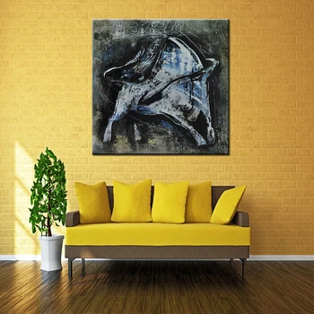 Hand Painted Canvas Oil Painting Animal Paintings Modern Abstract Bull Wall Art Pictures Living Room Home Decor Hang On The Wall
Hand Painted Canvas Oil Painting Animal Paintings Modern Abstract Bull Wall Art Pictures Living Room Home Decor Hang On The Wall