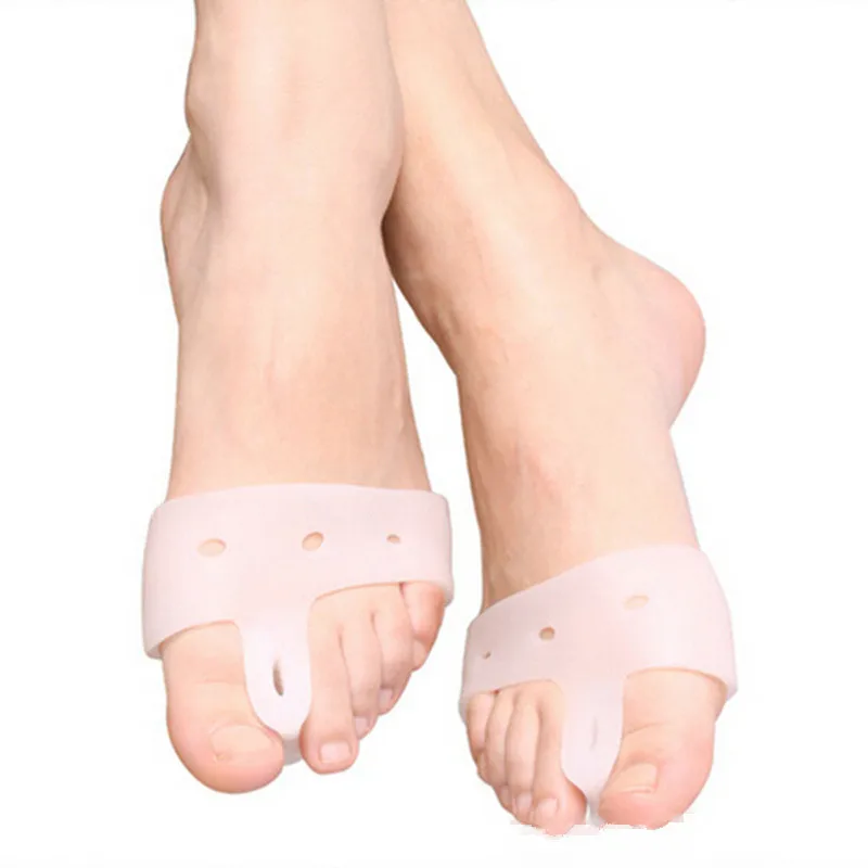 1 Pair Toe Seperating Gel Pedicure Shield Toe Separators Stretchers Protector Straightener Corrector Foot Care Hallux Valgus -35
1 Pair Toe Seperating Gel Pedicure Shield Toe Separators Stretchers Protector Straightener Corrector Foot Care Hallux Valgus -35