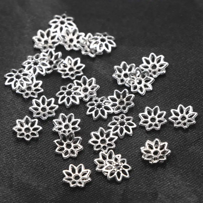 100pcs/lot Jewelry Making Antique Silver Color Flower Spacer Bead End Cap DIY Bracelet Necklace Spacer Accessories Finding A892
100pcs/lot Jewelry Making Antique Silver Color Flower Spacer Bead End Cap DIY Bracelet Necklace Spacer Accessories Finding A892