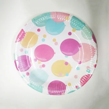 120pcs Disposable Paper Plates Colorful Ballon Round Cake Dishes Tableware Supplies For Wholesale
120pcs Disposable Paper Plates Colorful Ballon Round Cake Dishes Tableware Supplies For Wholesale