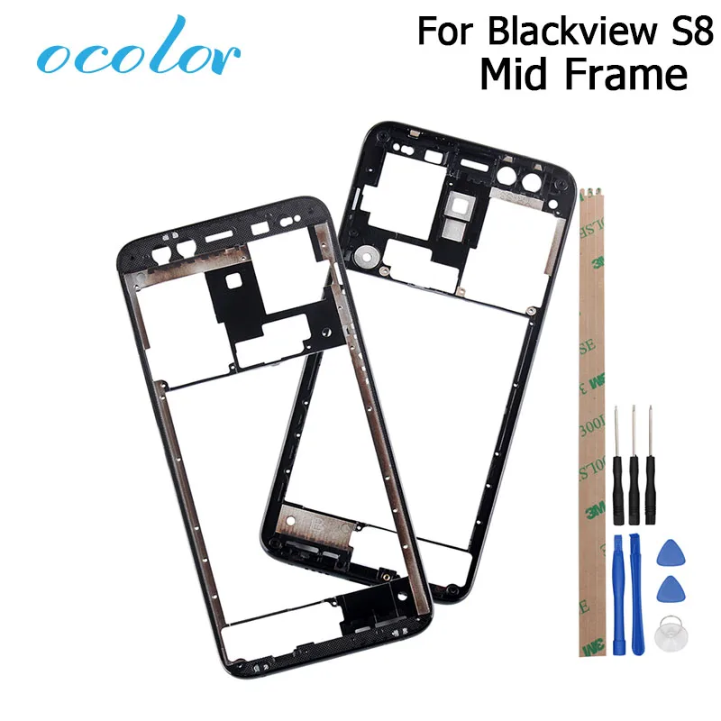 ocolor For Blackview S8 Mid Cover Frame High Quality Phone Housings For Blackview S8 Smartphone Accessory Replacement With Tools
ocolor For Blackview S8 Mid Cover Frame High Quality Phone Housings For Blackview S8 Smartphone Accessory Replacement With Tools