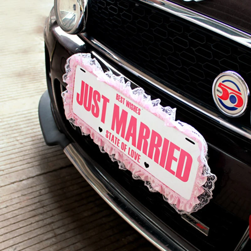 1pcs Just Married Wedding Car Decorations Wedding & Engagement Plate Number Hangtag Sign Motorcade Car Decor Supplies
1pcs Just Married Wedding Car Decorations Wedding & Engagement Plate Number Hangtag Sign Motorcade Car Decor Supplies
