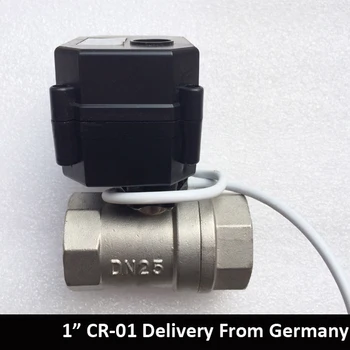 1" DN25 DC12V Motorized Ball Valve,SS304 Electric Ball Valve, CR-01 Wires,Delivery From Germany
1" DN25 DC12V Motorized Ball Valve,SS304 Electric Ball Valve, CR-01 Wires,Delivery From Germany