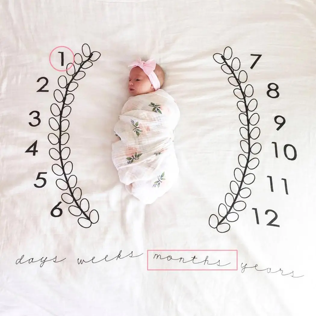 Infant Swaddle Blanket Newborn Baby Growth Record Wrap Towel Photo Carpet Baby Photography Background Blanket Cotton Towel
Infant Swaddle Blanket Newborn Baby Growth Record Wrap Towel Photo Carpet Baby Photography Background Blanket Cotton Towel