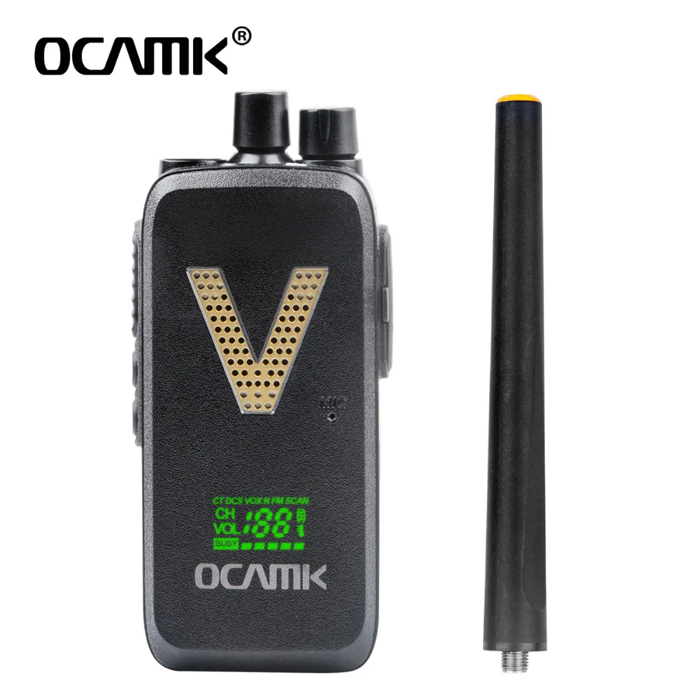 OCAMK V999S Walkie Talkie Portable Handheld CB Radio Station UHF 16CH Stable Two way Radio LED Loud Speak 5W Ham Radios
OCAMK V999S Walkie Talkie Portable Handheld CB Radio Station UHF 16CH Stable Two way Radio LED Loud Speak 5W Ham Radios