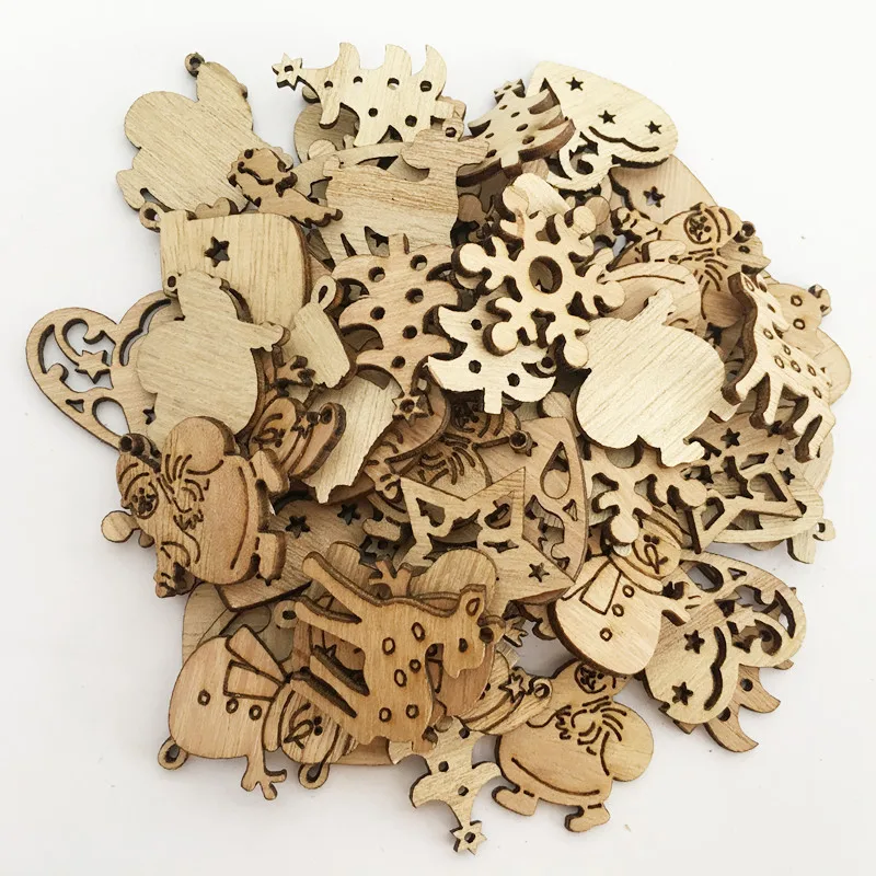 50/100PCS Wooden Christmas Decoration For Home Merry Christmas Tree Decoration Hanging Pendants New Year Xmas Decor Navidad 2019
50/100PCS Wooden Christmas Decoration For Home Merry Christmas Tree Decoration Hanging Pendants New Year Xmas Decor Navidad 2019