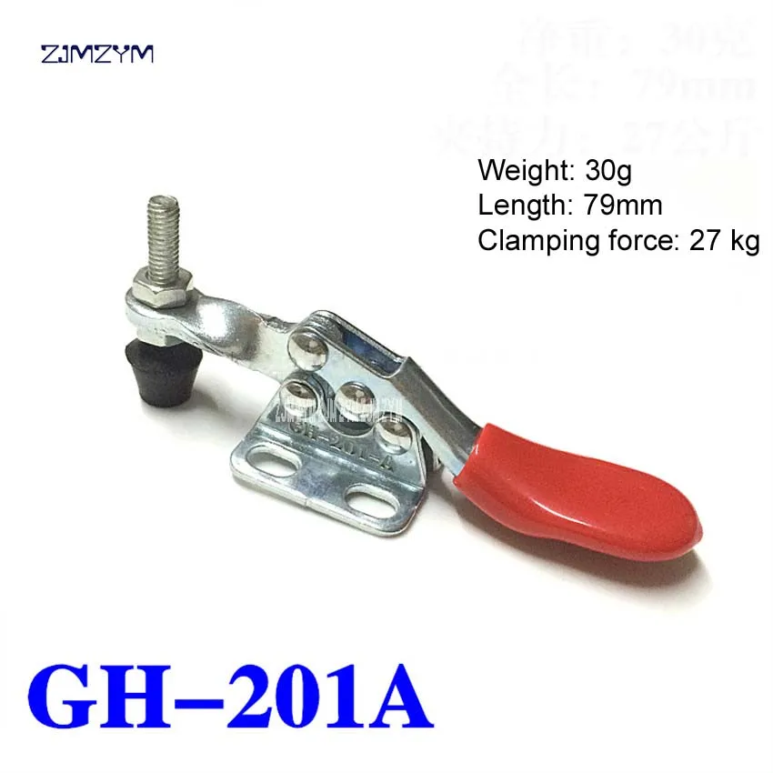 1 piece New Toggle Clamp GH-201A Horizontal Hold Clamp Quick Hand Tool Best Quality Quick-Release Toggle Clamps Set Hand Clip
1 piece New Toggle Clamp GH-201A Horizontal Hold Clamp Quick Hand Tool Best Quality Quick-Release Toggle Clamps Set Hand Clip